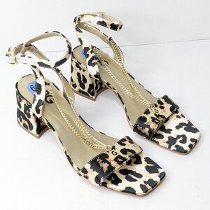 BCBG Nikolee Heeled Sandals, Leopard, Women's 6.5